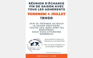 réunion d'échange fin de saison