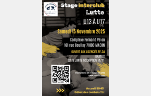 Stage interclub lutte